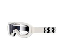 LuoAXINN Lunettes de casque Pièces de lunettes moto rétro noir blanc | Casques Vintage for hommes, lunettes, visière de Protection Uv