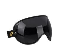 LuoAXINN Lunettes de moto rétro, visière à bulles, for l'extérieur | Pare-brise de protection UV coloré for casques demi-visage