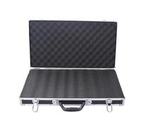LuoAXINN Mallette en aluminium Boîte à outils en aluminium, boîte portable for mécanicien, valise de grande capacité, étui rigide 58x32x8.5cm, rectangulaire
