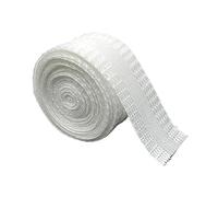 LuoAXINN Ruban à ourler pour pantalons 1/3/5/10M bord de pantalon raccourcir auto-adhésif bouche pâte fer sur tissu fusion ourlet bande Jean longueur ajuster(White,3.0M)