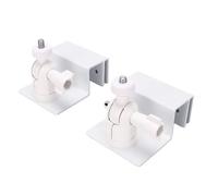 Luocute 2 Ensembles de Supports de Montage de Gouttière, Rotation à 360 Degrés, Support de Caméra Inclinable à 180 Degrés, sans Installation de Perceuse, avec Dispositif de Verrouillage