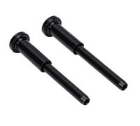 Luocute 20PCS Connecteurs de Câble de 1/8 Pouce pour Garde-corps, Acier | Kit de Raccords de Câble à Bout D'embout matriçé dissimulé, Noir, Compatible avec Poteaux en Bois ou en Métal, Idéal pour