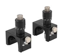 Luocute 2pcs Gabarit de Réglage de Lame de Rabot Jauge | Aimant micro-réglable, s\'adapte à la plupart des lames de raboteuse, pour outils de travail du bois