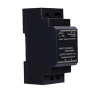 Luocute Alimentation sur Rail DIN 36 W 1,5 A Commutation AC vers DC | Entrée PC Ignifuge 50-60 Hz, Protection contre les Courts-circuits de Surcharge pour les équipements de Communication