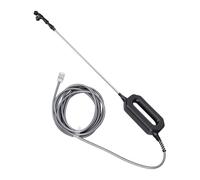 Luocute Baguette de Pulvérisation Télescopique Alimentée par Batterie | 6 Buses Réglables, Tuyau de 5 M avec Filtre, Perche Extensible, Pulvérisateur électrique Rechargeable de 2600 MAh pour le