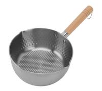 Luocute Casserole en Acier Inoxydable, Faitout Antiadhésif avec Longue