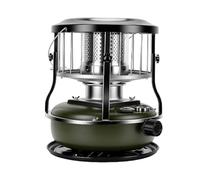 Luocute Chauffage au Kérosène, Réservoir de Carburant de 4,6 L, Chauffage Radiant Portable sans Fil de 16 à 21 Heures avec Support Réglable en Hauteur et Grille de sécurité, pour Tente (Vert OD)