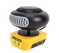 Luocute Chauffage D'espace sans Fil Rotatif à 360 ° pour Camping-car sur | Compatible avec les Batteries au Lithium 18 V 20 V , Chaleur Forcée par Ventilateur 170 W, Conception Compacte pour Garage,