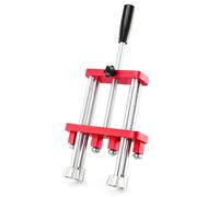 Luocute Cintreuse de Tôle, Double Station Portable de 7 Pouces | Rouleaux en Acier Inoxydable, Poignée en Alliage D'aluminium avec Flexion Réglable de 0 à 100 °, pour Feuilles de Fer de
