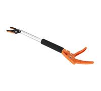 Luocute Ciseaux Cueilleurs de Fruits pour Branches Hautes | Poteau en Aluminium de 2 Pieds, Lame en Acier SK5, Poignée Ergonomique avec Ressort, Verrouillage de sécurité pour la