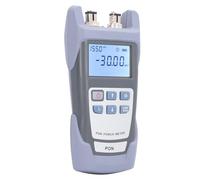 Luocute Compteur de Puissance de Réseau Optique pour Réseaux PON | Testeur de Câble à Fibre Optique avec Longueurs D'onde 1310/1490/1550 Nm, Adaptateur FC SC UPC, Alarme de Seuil LED