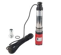 Luocute DC Pompe à Eau Profonde 48V, 5m³/h Pompe Solaire, Hauteur 55m | Pompe submersible à grand débit, moteur entièrement en laiton, flottante anti-sable pour l\'irrigation