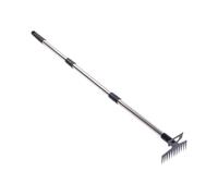 Luocute Désherbeur Extensible de Jardin Poignée en Acier à Haute Teneur en | Poteau Télescopique à 4 Sections, Tête Multi-dents en Forme de V, élimination des Mauvaises Herbes pour Terrasse de