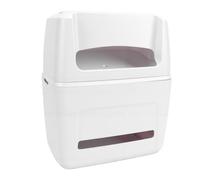 Luocute Distributeur de Sacs Poubelles 3 en 1, Organisateur Sous L'évier | Support de Sac Poubelle Mural, Boîte de Rangement en Plastique Acrylique pour Armoire de Cuisine, Tiroir de Garde-manger,