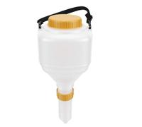 Luocute Distributeur de Sauce Suspendu Commercial 3,5L Pompe Anti-fuite | Distributeur de Condiments PP avec Sangle de Suspension, Bec Verseur torsadé pour Restaurants de Burgers, Restaurants de