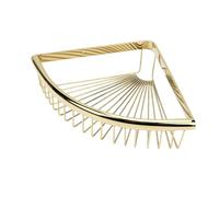 Luocute Étagère d'angle Murale en Acier Inoxydable, Triangulaire | Acier Inoxydable de 11,81 X 8,27 Pouces, Organisateur adapté au Coin de Douche, pour Salle de Bain, Cuisine, Balcon,