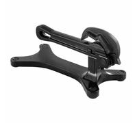 Luocute Étau à Tuyau 1/8 à 1-1/2 Pouce, Portable | Corps en Alliage D'aluminium, 2,62 Lb, pour CVC et Plomberie, Pince Autobloquante avec Mâchoires Dentelées, Base