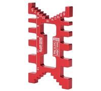Luocute Guide à Queue D'aronde, Pied à Coulisser, Aluminium, Métrique et | Jauge à Tenon Usinée CNC, Outil de Mesure de Menuiserie anodisé, Réglage de Profondeur de Fraise, Gabarit de Hauteur de