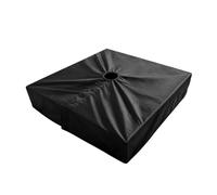 Luocute Housse de Base de Parasol de Patio Carrée, 30x30x5 Pouces | Tissu Oxford Imperméable, Ouverture Supérieure Pré-conçue pour Poteau, Fermeture éclair Latérale pour une Installation