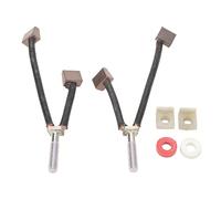 Luocute Kit de Balais de Carbone pour Treuil ATV Motor, 2000 à 5000 Lb, | Jeu de brosses de remplacement de moteur, matériau métallique, 2 accessoires, pour treuil ATV de 2 000 à 5 000 lb, treuil
