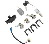 Luocute Kit de e rechange pour cylindre de serrure de voiture, cylindre de serrure de rechange pour voiture, MR259111, remplacement pour Pajero Montero 2. année de construction 1990 à 2004