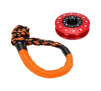 Luocute Kit de Sangle Souple Synthétique pour Anneau de Récupération, Résistance 45000 Lbs for Remorquage Tout Terrain