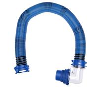 Luocute Kit de Tuyau D'égout pour Camping-car, 15 Pieds avec Coude | Glissement de 3 Pouces et Compatible NPT de 4 Pouces, Matériau TPE, Joints étanches, épaisseur de 24 , 2 Embouts pour le