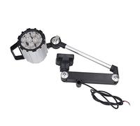 Luocute Lampe de Travail LED à Long Bras Pliable pour Tour CNC | Bras entièrement réglable, lampe d\'établi d\'atelier, protection tubulaire 24 V 12 W, aluminium robuste, classé IP67