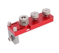Luocute Localisateur de Poinçon de Guide de Perçage de Profil en Aluminium, Gabarit de Perçage en Alliage D'aluminium anodisé pour Profils de la Série 20 30 40, avec Foret à Fraiser M6