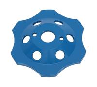 Luocute Meule Diamantée PCD 125 Mm, Disque de Meulage à 6 Segments pour L'enlèvement du Revêtement en Béton avec Meuleuse D'angle, Meule PCD 6 Segments pour Sol en Béton à Colle Fine