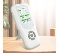 Luocute Moniteur Portable de qualité de L'air avec Alarme à Code Couleur | Batterie Rechargeable 2500mAh, Chargement , Grand écran LCD rétroéclairé, Détecteur de CO2 D'intérieur pour Maison, Bureau,