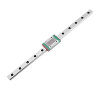 Luocute Niveau de Précision du Bloc de Guidage de Rail Coulissant | Construction Métallique de 250 à 550 Mm, Mouvement Linéaire Fluide, adapté aux équipements Automatisés, Montage à Vis M6 M3