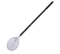 Luocute Pelle Tournante à Pizza, 6 Pouces en Aluminium anodisé Dur perforé Antiadhésif, Légère, pour Cuisine