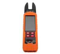 Luocute Pince Multimètre Numérique Intelligente, 4000 Points, Testeur de Tension de Courant AC DC, Mâchoires en Forme de U, Plage Automatique, NCV, Lampe de Poche, Maintien des Données