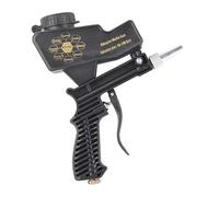 Luocute Pistolet de Sablage Portable, Kit D'outil de Sablage par (BLACK) | Alimenté par air, élimination de la peinture antirouille, support de gravure sur verre, conception de transport compacte