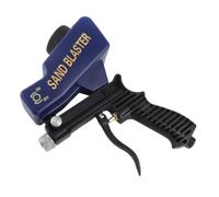Luocute Pistolet de Sablage Portable, Kit D'outil de Sablage par (BLUE) | Alimenté par air, élimination de la peinture antirouille, support de gravure sur verre, conception de transport compacte