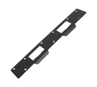 Luocute Plaque de Gâche de Porte en Acier renforcé, Verrou de sécurité | Construction en acier robuste, protection contre les coups de pied, montage simple à vis, s\'adapte aux portes d\'entrée de