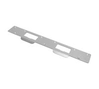 Luocute Plaque de Gâche de Porte en Acier renforcé, Verrou de sécurité | Construction en acier robuste, protection contre les coups de pied, montage simple à vis, s\'adapte aux portes d\'entrée de