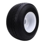 Luocute Pneus de Tondeuse à Gazon 18x8,50-8 avec Jante, Roue de Pneu de Tracteur sans Chambre à Air 4 Plis pour Tondeuses à Gazon, Tracteur de Jardin, Gazon
