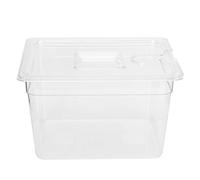 Luocute Récipient Sous Vide de 11,71 L pour Circulateur | Récipient Culinaire Sous Vide, Matériau PC, Marques de Litre et de Quart, Résistant aux Hautes Températures