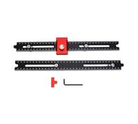 Luocute Règle de Clôture pour le Travail du Bois, Outil de 35 Cm | Guide de Marquage Métrique à Double échelle, pour la Disposition des Armoires D'établi de Scie à Table