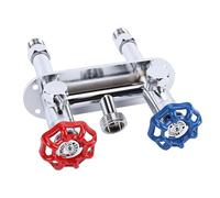Luocute Robinet D'eau sans Givre en Laiton, Résistant au Gel pour | Filetage 3/4 GHT, chromé, pour Eau Chaude/froide, Soupape de Décharge, 125 Psi , 32°F-140°F