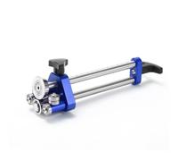 Luocute Rouleau de Tôle, Cintreuse de Métal à Station Unique avec Réglage de L'angle de 0 à 100 Degrés, Hauteur de Pliage de 0,27 à 5 Pouces, Conception à Rouleau incliné, échelle de