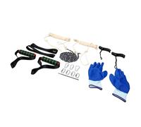 Luocute Scie à Corde pour Branches D'arbre, Chaîne Double Face de 55 Pouces | 72 Dents, Lame en Acier à Haute Teneur en Carbone, Bidirectionnelle pour Branches épaisses, Kit de Taille D'arbre Manuel
