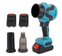 Luocute Souffleur de Feuilles sans Fil, Aspirateur 2 en 1 (Prise UE) | Vitesse variable de 29 800 tr/min, 2 piles, pour le dépoussiérage de la neige, le lavage de voiture, le nettoyage de la