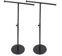 Luocute Support de Rangement en Forme de T, Hauteur Réglable 15 23,8 | Conception à Double Griffes pour Sacs à Main, Foulards, Colliers, Base Lestée la stabilité, sans Assemblage D'outils,