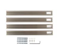 Luocute Système de Rail de Guidage Parallèle, Ensemble de Guides | de Scie à Chenilles pour le Travail du Bois Construction en Alliage D'aluminium, Bloc de Limite Parallèle Réglable et