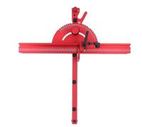 Luocute Table Saw Miter Gauge Fence System with Limit Stop Aluminum | Outil de menuiserie de précision, rail en T de 45mm, verrouillage d\'angle réglable, gabarit de Table de routeur,