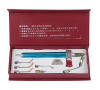 Luocute Torche de Soudage à L'oxygène pour la Réparation de Bijoux, 5 | Pistolet à Souder au Chalumeau pour Bijoux, avec Boîte de Rangement, 5 Embouts Interchangeables, pour Bouteilles D'oxygène