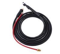Luocute Torche de Soudage TIG, WP 17 V 150 A, Torche TIG à L'argon avec Tuyau en Caoutchouc Ultra Léger de 8 M et Couche de Nylon, pour ARC200 MIG200 MIG250 ARC205 Pro MIG205 Pro